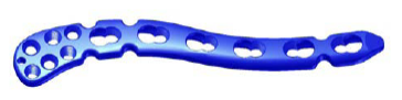 LCP Superior Anterior Clavícula Placa 2.7/3.5 mm, con extensión lateral