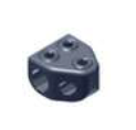 Conector Barra Doble, 3.2 mm